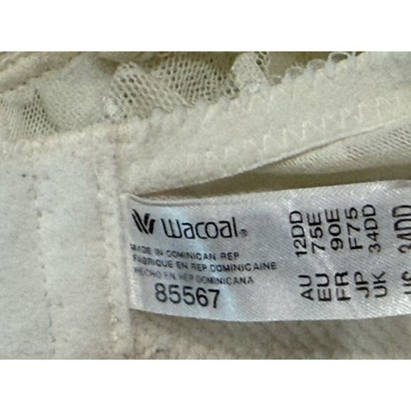 Lot of 5 Wacoal Full Figure/Coverage Unlined Underwire Bra 34DD Gray Beige Black - Picture 10 of 12